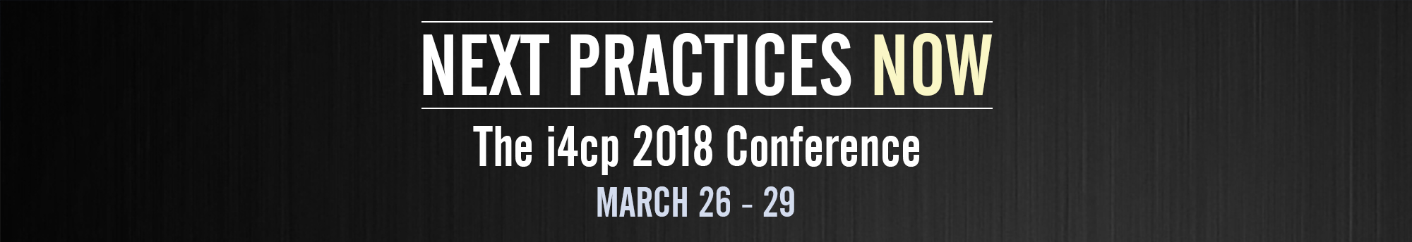 The i4cp 2013 Annual Conference